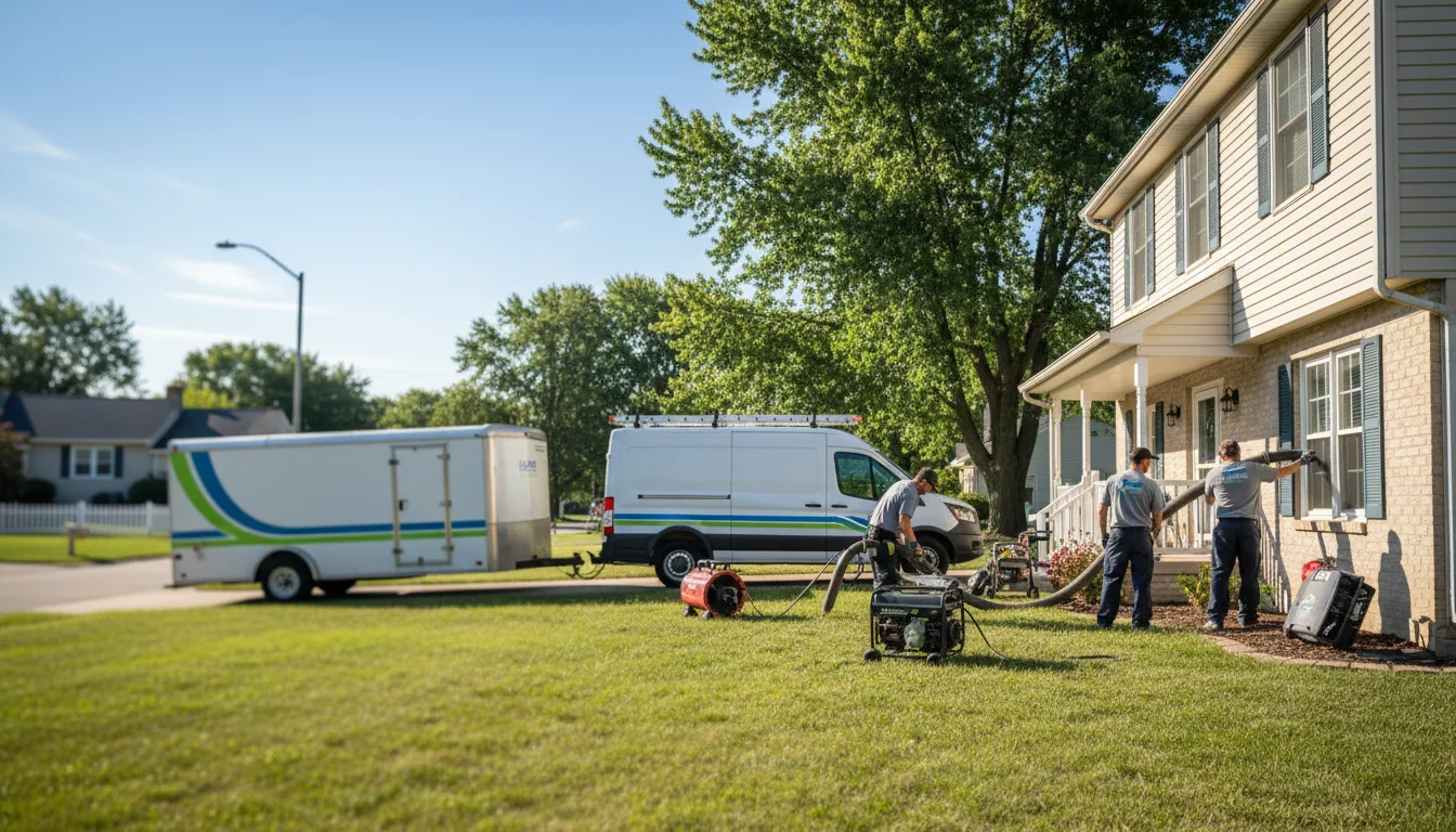 Flooded Basement Restoration And Cleanup With Repair in Cabery, IL near me